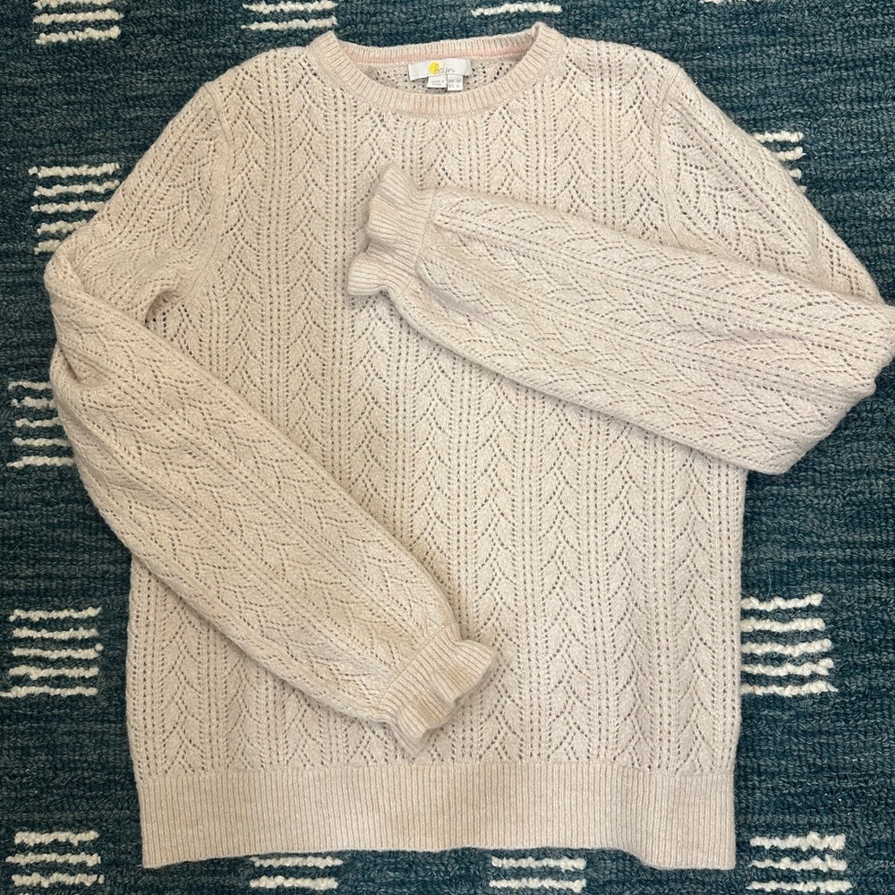 Boden Pointelle Sweater